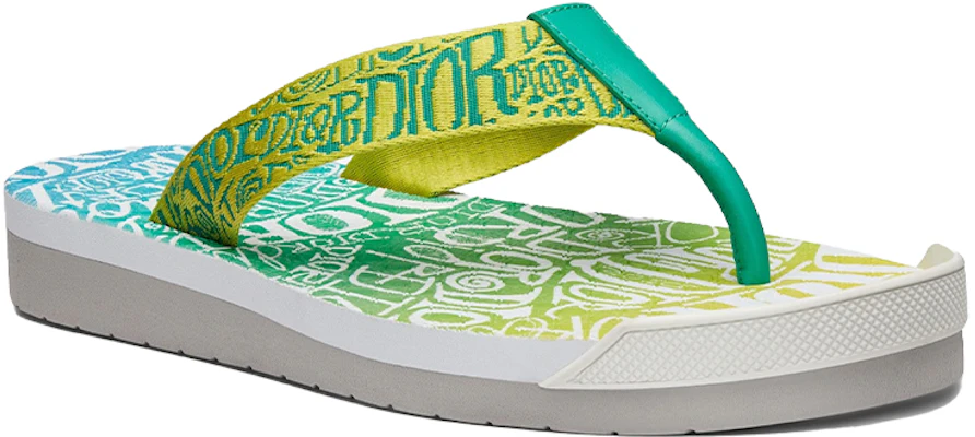 Dior x Shawn Stussy Slide ''Gelb Grün Gradient'' 3SA086YYI_H166 Lookbook Dior x Shawn Stussy Slide ''Gelb Grün Gradient'' 3SA086YYI_H166