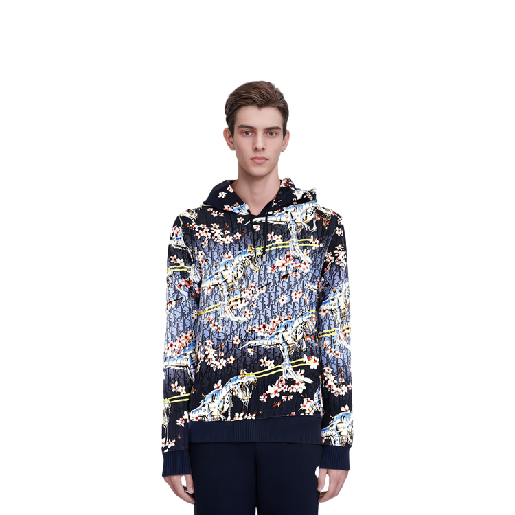 Shop DIOR x Sorayama 花卉印花卫衣 多色款 933J600A0574-584