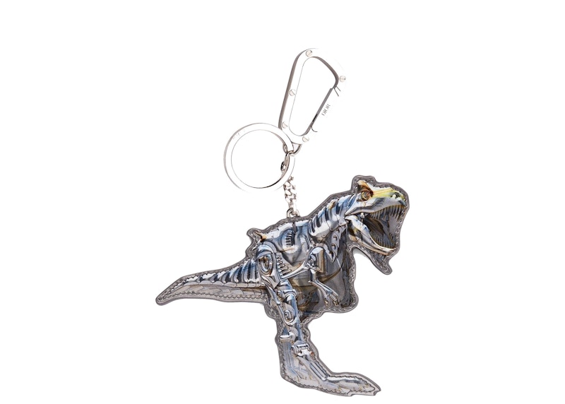Dior x Sorayama Key Ring Calfskin Silver