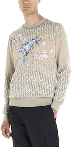 Dior x Sorayama Sakura Dinosaur Sweater Cashmere Crewneck - Cream 933M641BT971-870 Purchase Dior x Sorayama Sakura Dinosaur Sweater Cashmere Crewneck - Cream 933M641BT971-870