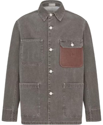 DIOR x STONE ISLAND FW24 Jaket Lengan Panjang Kelabu dengan Logo Oversized 493D496A385X-C987 Buy DIOR x STONE ISLAND FW24 Jaket Lengan Panjang Kelabu dengan Logo Oversized 493D496A385X-C987