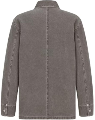 DIOR x STONE ISLAND FW24 Jaket Lengan Panjang Kelabu dengan Logo Oversized 493D496A385X-C987 Lookbook DIOR x STONE ISLAND FW24 Jaket Lengan Panjang Kelabu dengan Logo Oversized 493D496A385X-C987