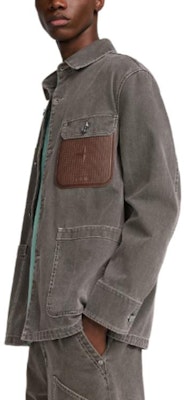 DIOR x STONE ISLAND FW24 Jaket Lengan Panjang Kelabu dengan Logo Oversized 493D496A385X-C987 Details for DIOR x STONE ISLAND FW24 Jaket Lengan Panjang Kelabu dengan Logo Oversized 493D496A385X-C987