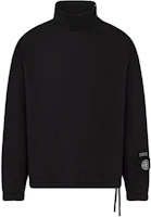 DIOR x Stone Island FW24 Black Turtleneck Logo Sweatshirt Edition 493J637A0531-C989 DIOR x Stone Island FW24 Black Turtleneck Logo Sweatshirt Edition 493J637A0531-C989