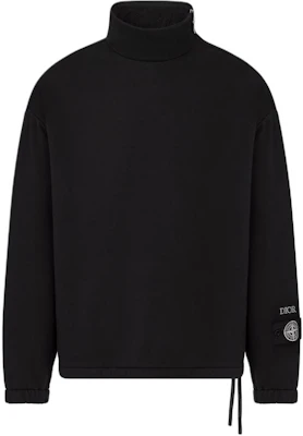 DIOR x Stone Island FW24 Baju Sejuk Hitam Turtleneck Logo Edisi 493J637A0531-C989 Buy DIOR x Stone Island FW24 Baju Sejuk Hitam Turtleneck Logo Edisi 493J637A0531-C989