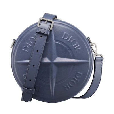 Dior x Stone Island Round Bag Blue