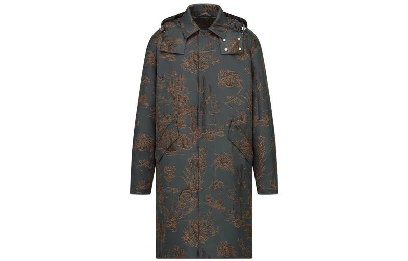 DIOR Travis FW22  Foldable Parka with Botanical Pattern - Grey. 283C313B5531-C889 圖 2