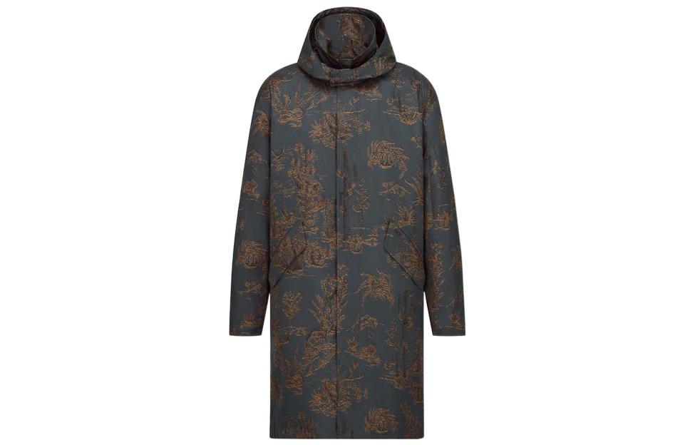 DIOR Travis FW22  Foldable Parka with Botanical Pattern - Grey. 283C313B5531-C889 圖 3