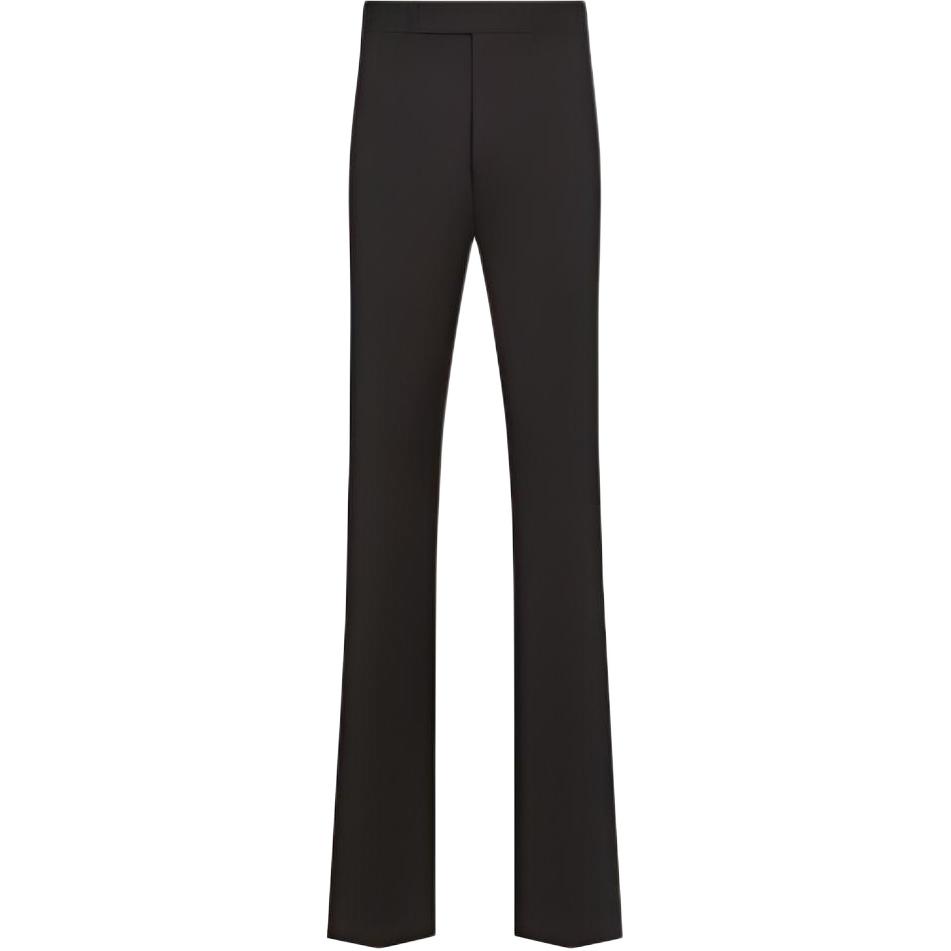 DIOR x Travis Scott FW22 Black Wide-Leg Relaxed Fit Zipper Pants . 283C102A4739-C989