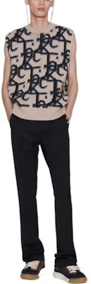 DIOR x Travis Scott FW22 黑色寬鬆直筒拉鍊褲。 283C102A4739-C989 Shop DIOR x Travis Scott FW22 黑色寬鬆直筒拉鍊褲。 283C102A4739-C989