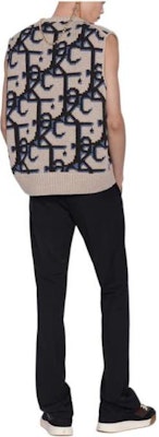 DIOR x Travis Scott FW22 黑色寬鬆直筒拉鍊褲。 283C102A4739-C989 Purchase DIOR x Travis Scott FW22 黑色寬鬆直筒拉鍊褲。 283C102A4739-C989