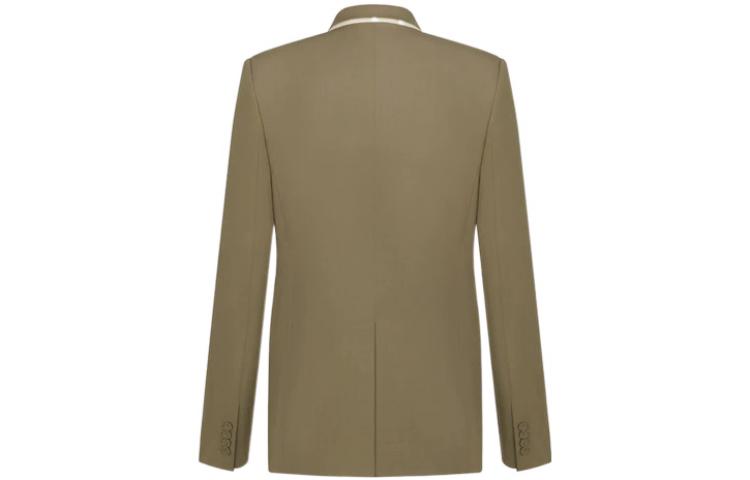 Lookbook DIOR x Travis Scott FW22 Brown  Asymmetrical Blazer 283C273A4739-C781