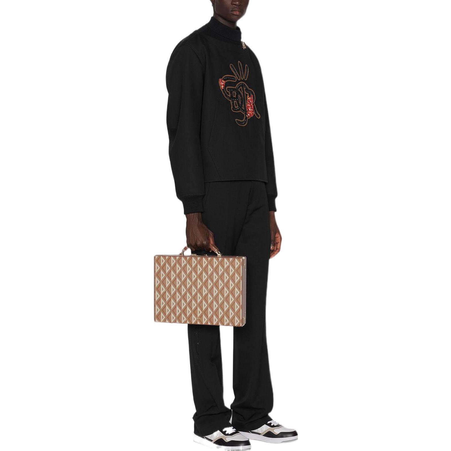 Details for DIOR x Travis Scott FW22 Cactus Jack Logo High-Neck Pullover Hoodie Black 283C683A5519-C989