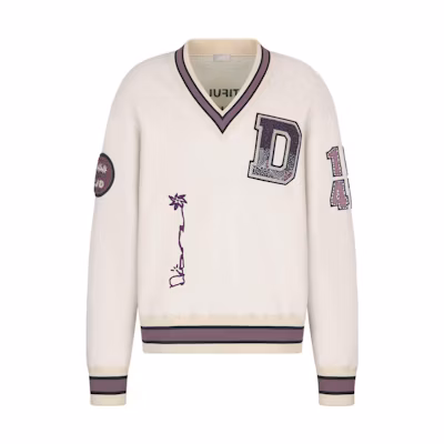 DIOR Travis FW22 Cactus Jack Logo Pullover Hoodie White Limited Edition 283J634A0531-C084