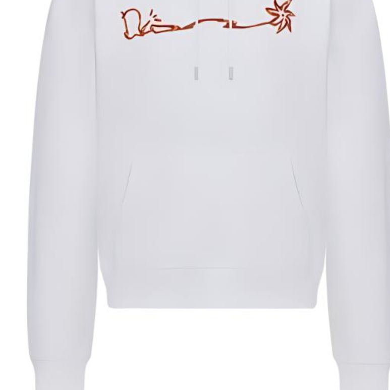 Purchase DIOR x Travis Scott FW22 Sudadera con Capucha de Lana Blanca Logo. 283J678C0531-C083