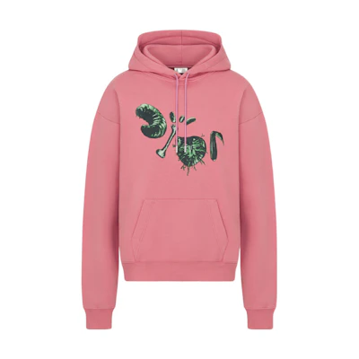 Dior Travis FW22 Pink Logo Loose Fit Hoodie for Men 283J678B0531-C486