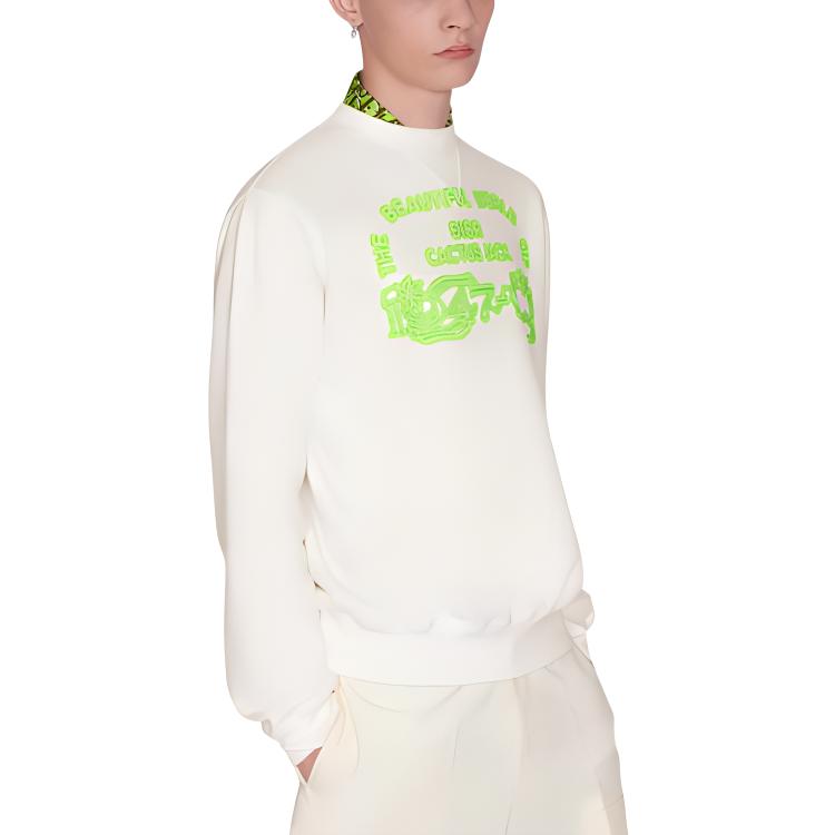 DIOR Travis FW22 White Logo Crewneck Long Sleeve Sweatshirt . 283J646A0531-C086 圖 7