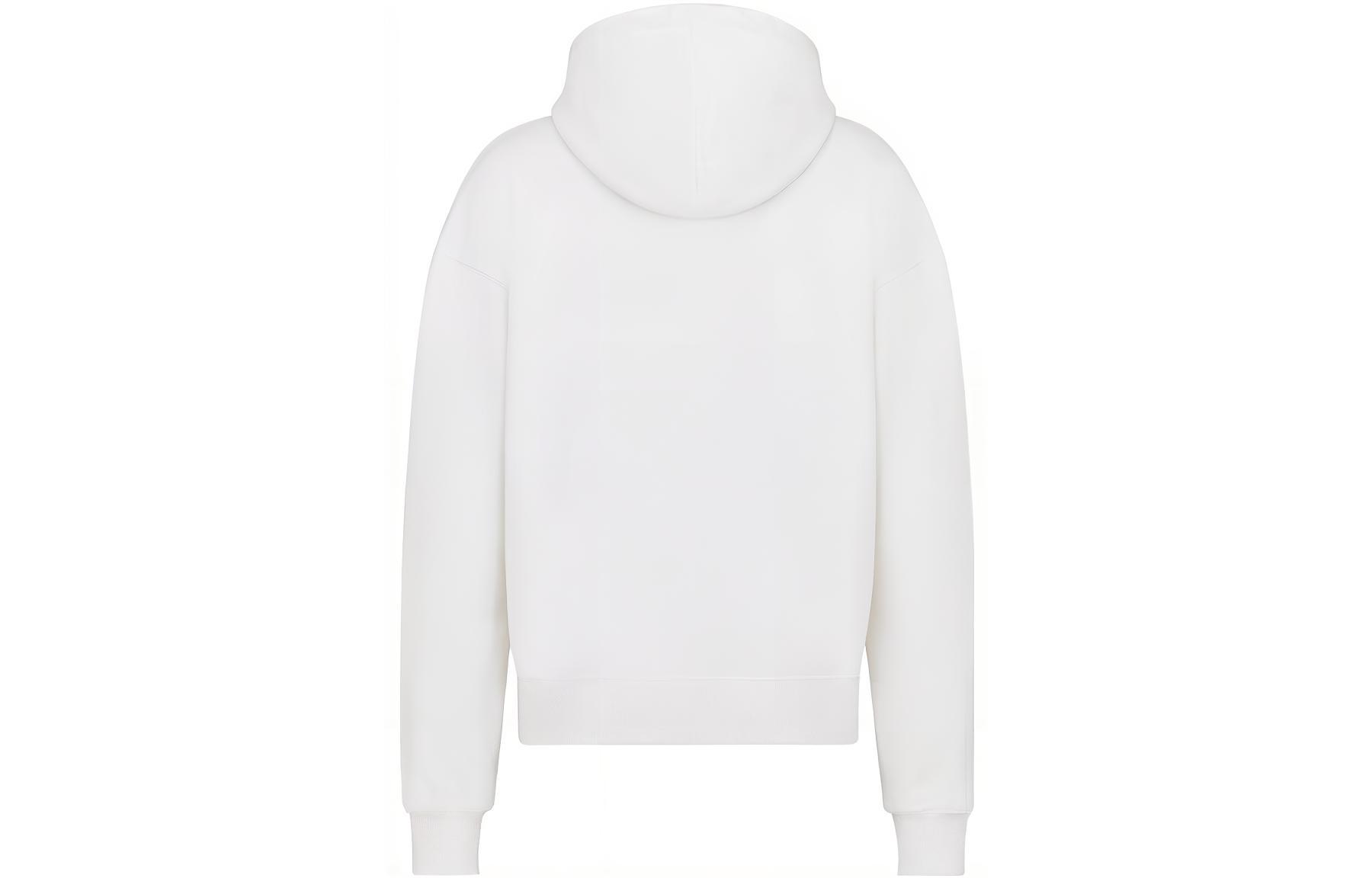 Lookbook DIOR x Travis Scott 白色加大標誌連帽衫 FW22 283J678B0531-C089