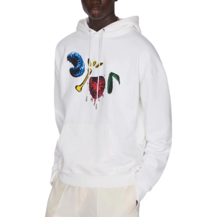 Sizing DIOR x Travis Scott 白色加大標誌連帽衫 FW22 283J678B0531-C089