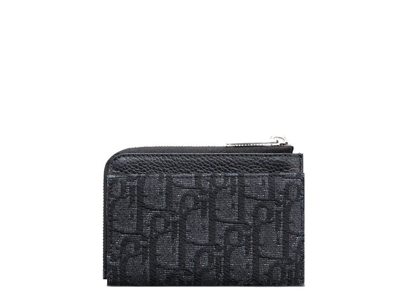 Order 迪奥Oblique黑色拉链钱包