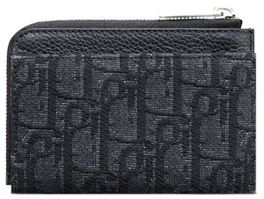 Dior Zip Wallet Oblique Black Order Dior Zip Wallet Oblique Black