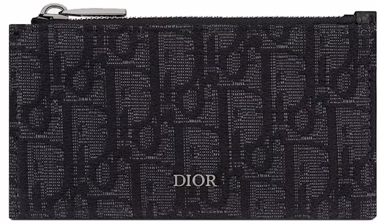 dior-zipped-card-holder-oblique-jacquard-black