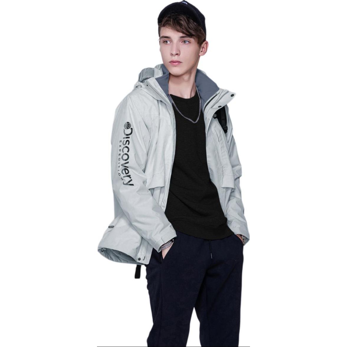 Discovery Expedition 3-in-1 Detachable Outdoor Windproof Thermal Jacket DAWH91672