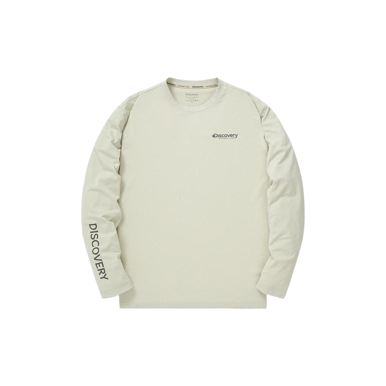 Discovery Expedition Aberdeen Beige Long Sleeve Crewneck Unisex Casual Sweatshirt. DXRL23041-BGL