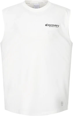 Discovery Expedition Basic Sleeveless Tank Unisex Grey White - Comfort Fit DXSW73043-WHS Buy Discovery Expedition Basic Sleeveless Tank Unisex Grey White - Comfort Fit DXSW73043-WHS