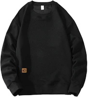 Discovery Expedition Crewneck Waffle Knit Relaxed Long-Sleeve Sweatshirt. XDAAUL000890 Discovery Expedition Crewneck Waffle Knit Relaxed Long-Sleeve Sweatshirt. XDAAUL000890