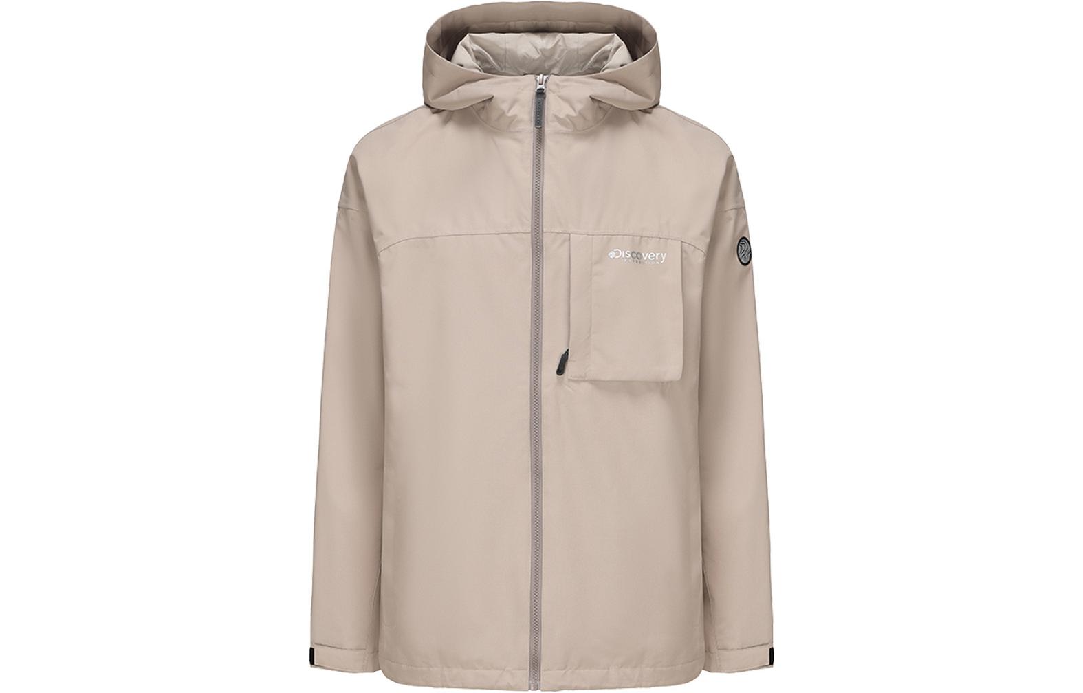 Discovery Expedition FW23 Khaki Waterproof Fleece 3-in-1 Outdoor Jacket. DAABL911149-F09