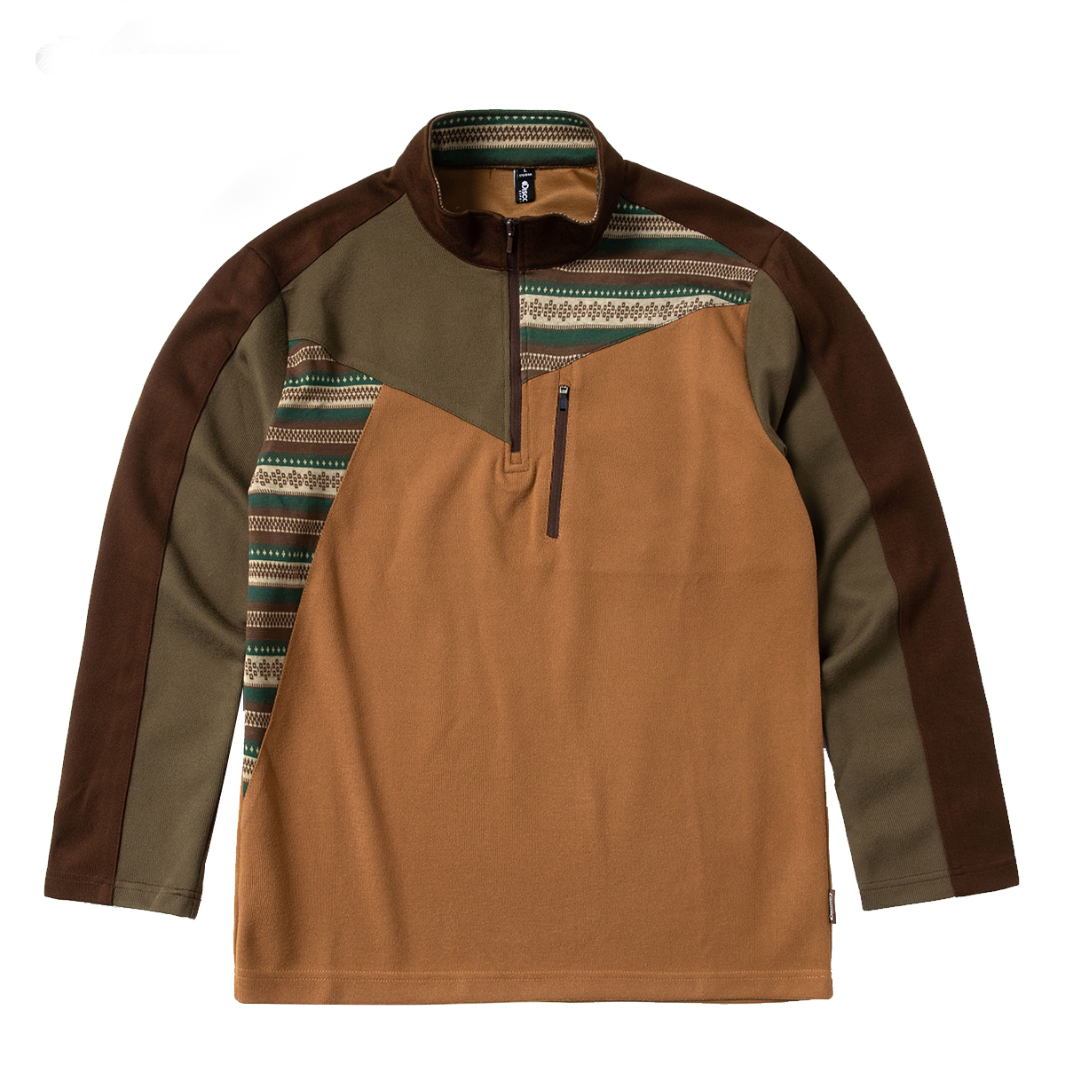 Discovery Expedition Half-Zip Pullover Sweatshirt Light Brown DAAAK910001