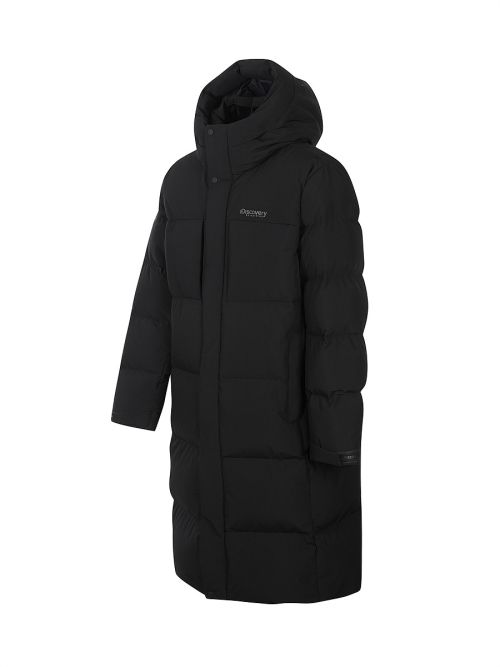 Shop Discovery Expedition Lester G Goose Down Long Padding (Black) DMDJ67056-BKS