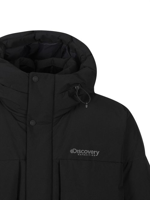 Details for Discovery Expedition Lester G Goose Down Long Padding (Black) DMDJ67056-BKS