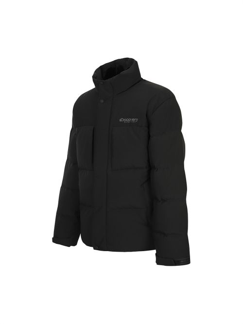 Lookbook Discovery Expedition Lester G High-Neck Goose Down Short Puffer Jacket (Black) DMDJ63056-BKS