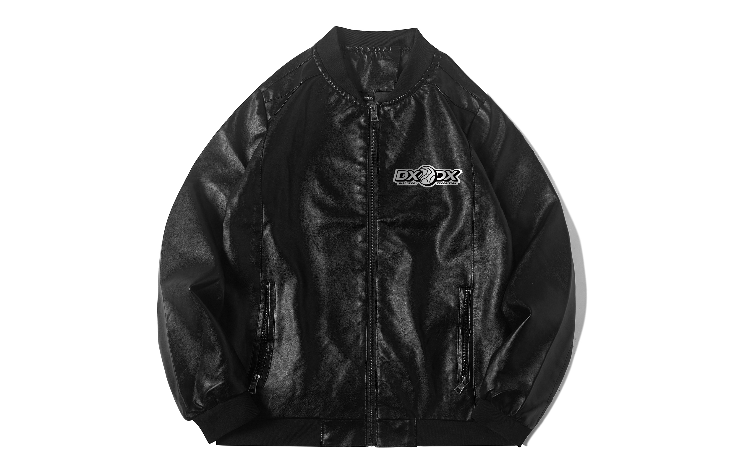 Discovery Expedition Letter Logo Loose Fit Jacket Unisex BLACK DAAEL000723