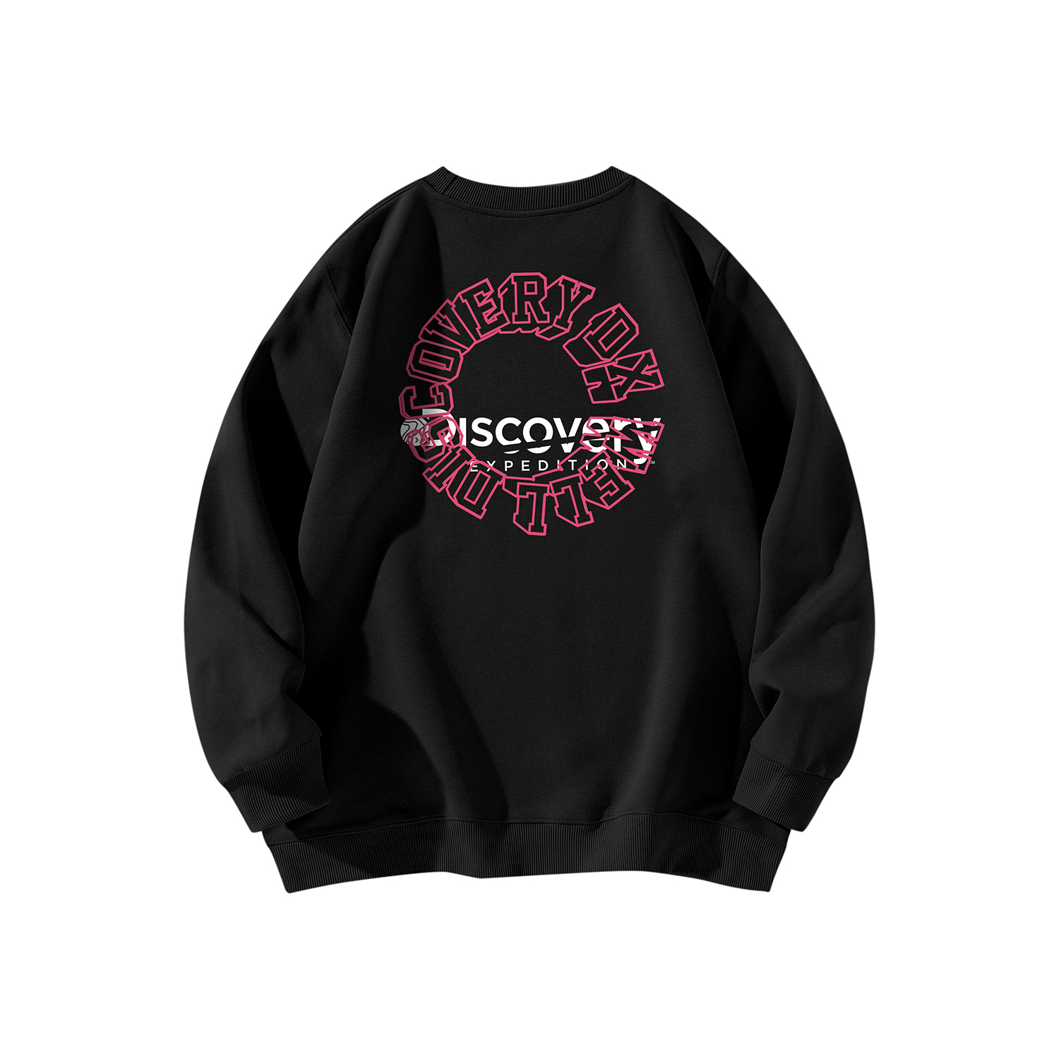 Discovery Expedition Letter Logo Printed Pullover Crewneck Sweatshirt Unisex DAAUL900619