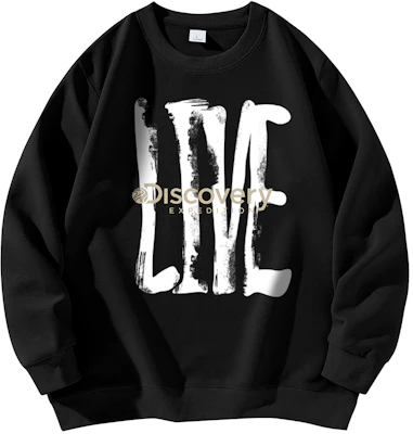 Discovery Expedition Logo印花男女款寬鬆版圓領衛衣 DAAUL900582 Buy Discovery Expedition Logo印花男女款寬鬆版圓領衛衣 DAAUL900582