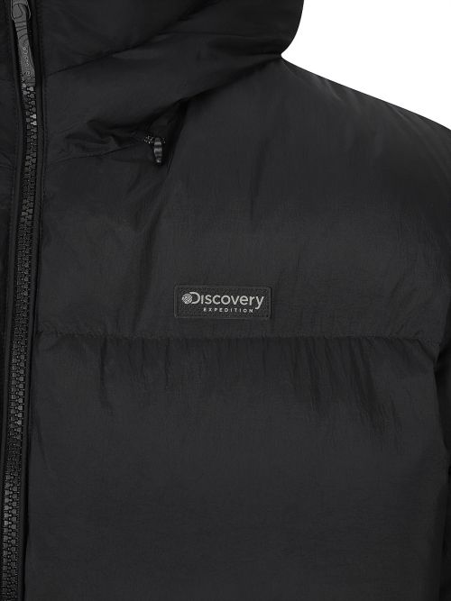 Sizing Discovery Expedition Olton Down Short Puffer Jacket (L/Black) DMDJ5K056-BKL
