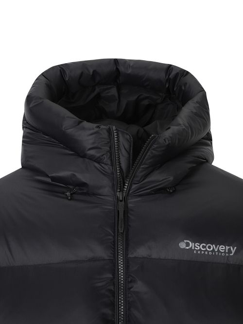 Shop Discovery Expedition Orton Down Short Puffer Jacket (Black) DMDJ5K056-BKS