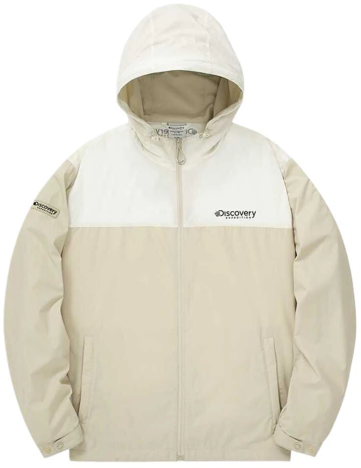 discovery-expedition-outdoor-color-block-windbreaker-jacket-khaki-ivory-dmwj-7-a043-ivs