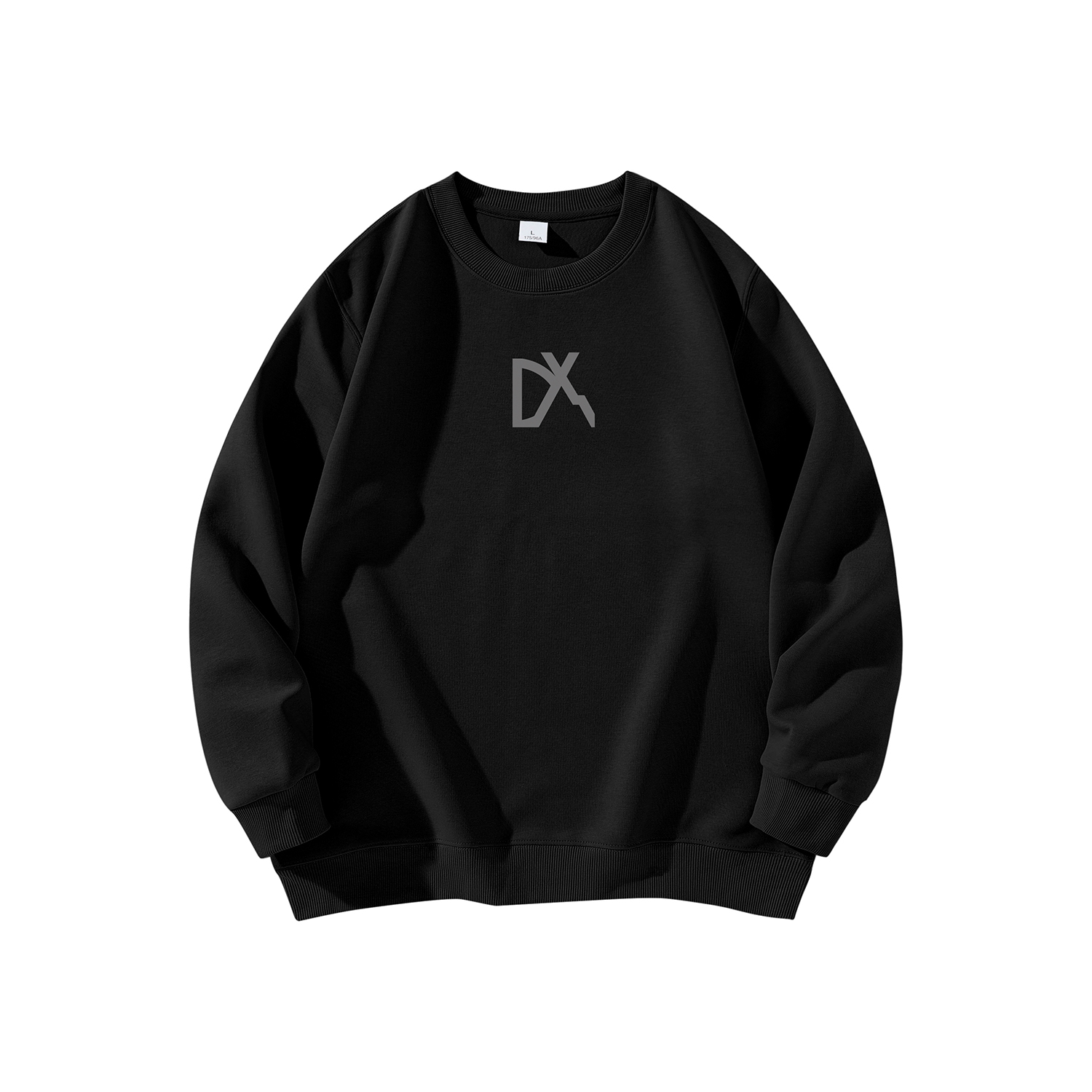 Discovery Expedition Retro Logo Print Crewneck Sweatshirt Unisex Casual Long Sleeve DAAUL900604