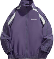 Discovery Expedition Retro Striped Logo Stand Collar Unisex Sports Jacket XDAAEL000915 Discovery Expedition Retro Striped Logo Stand Collar Unisex Sports Jacket XDAAEL000915