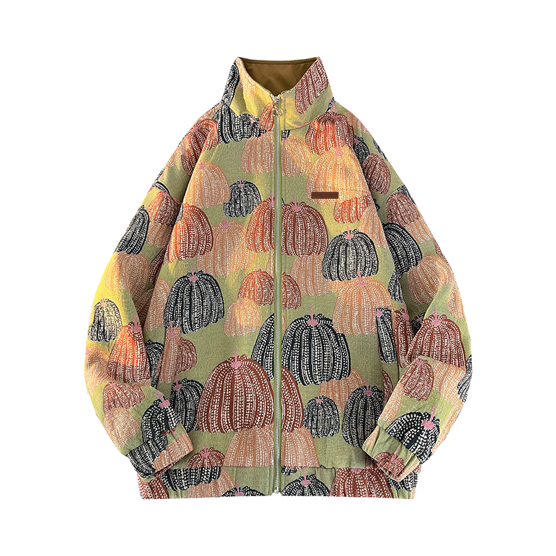 Discovery Expedition Retro Zipper Collar Casual Sports Jacket. XDAAEL000913