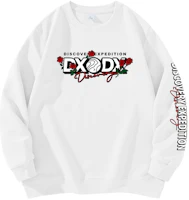 Discovery Expedition Rose Letter Colorblock Logo Print Loose Sweatshirt Unisex. DAAUL900585 Discovery Expedition Rose Letter Colorblock Logo Print Loose Sweatshirt Unisex. DAAUL900585