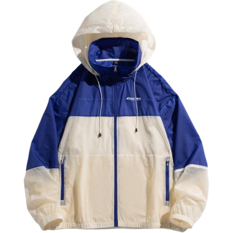 Discovery Expedition Unisex Casual Hooded Zip-Up Jacket XDAAEL000950