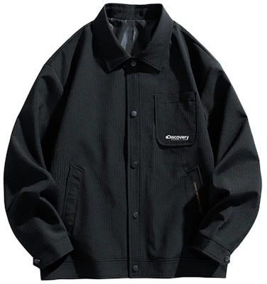 Chaqueta Unisex Casual Suelta de Manga Larga con Logo Discovery Expedition. XDAAEL000917 Buy Chaqueta Unisex Casual Suelta de Manga Larga con Logo Discovery Expedition. XDAAEL000917