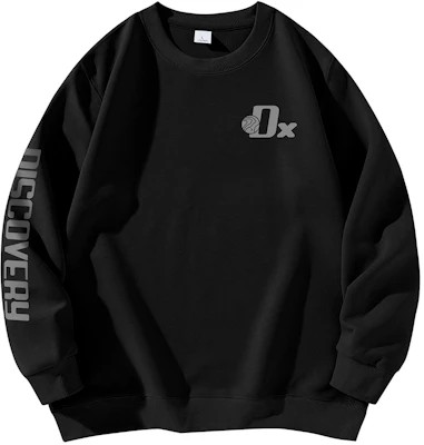 Discovery Expedition Unisex Baju Sweater Kapas Leher Bulat dengan Cetakan Logo. DAAUL900594 Buy Discovery Expedition Unisex Baju Sweater Kapas Leher Bulat dengan Cetakan Logo. DAAUL900594