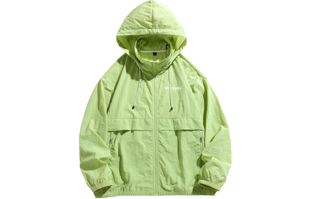 Discovery Expedition Unisex Hooded Casual Solid Color Jacket XDAAEL000948