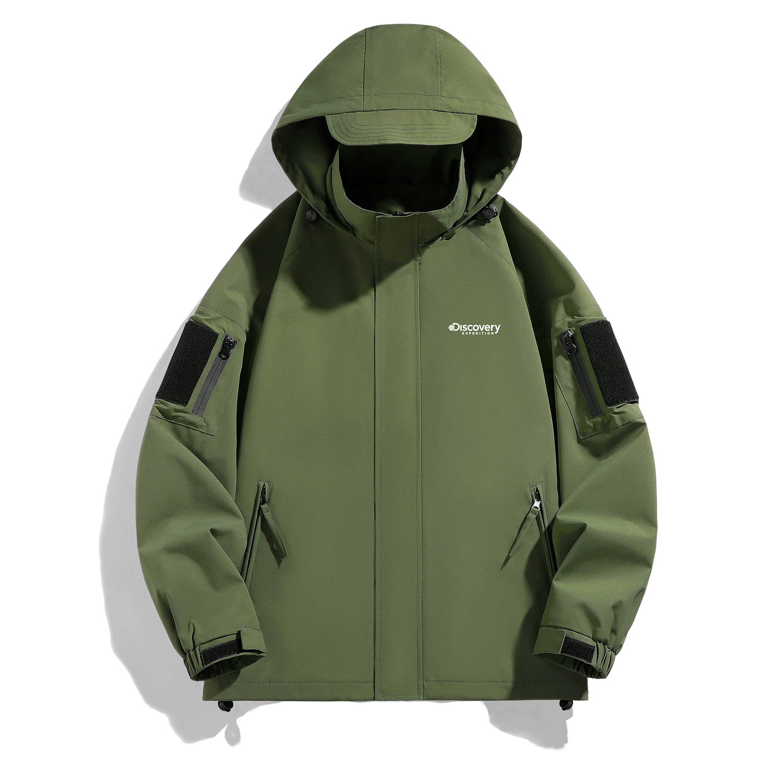 Discovery Expedition Unisex Street Style High-Neck Hooded Outdoor Jacket. XDAAEL000938